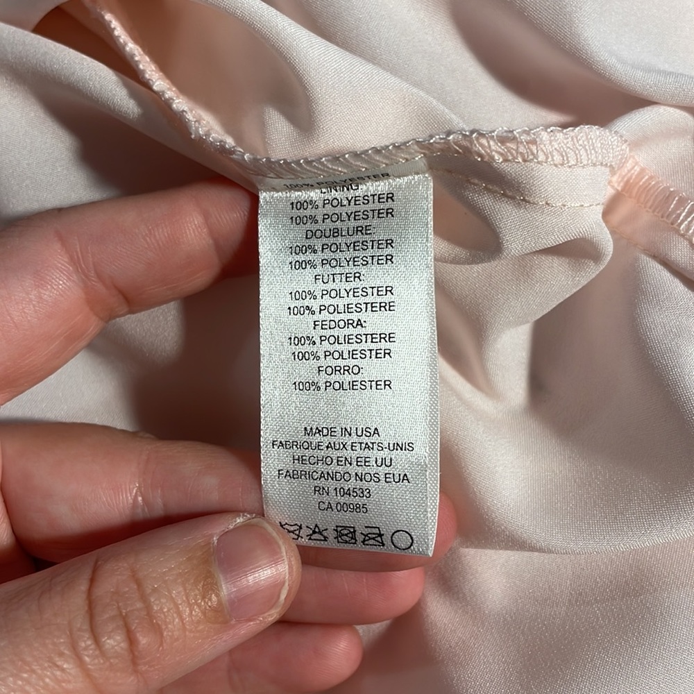 Nanette Lepore Bailamos Lace Asymmetrical Hem Dress in Pale Pink SZ 10 NWT - Picture 7 of 8